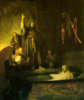 REMBRANDT Harmenszoon van Rijn(b. 1606, Leiden, d. 1669, Amsterdam)The Raising of Lazarusc. 1630Oil on panel, 96.2 x 81.5 cmLos Angeles County Museum of Art, Los Angeles*** Keywords: *************Author: REMBRANDT Harmenszoon van Ri